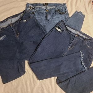 3 pairs jeans